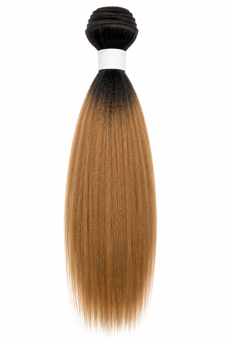 Violet Yaki Straight Bundle 100% human hair 1 piece