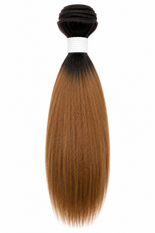 Violet Yaki Straight Bundle 100% human hair 1 piece